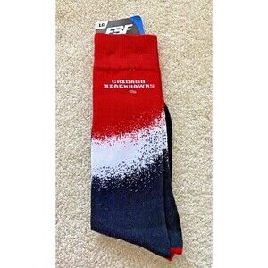 Chicago Blackhawks Knee Socks NHL FBF Size Large Red White Black Men Women